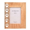 Best Of Breed Paw Print Wood  Photo Frame 5x7