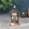 Bronze Buddha Head Backflow Burner 9cm