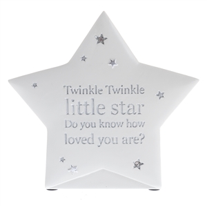 Bambino Resin Money Box - Star 15cm