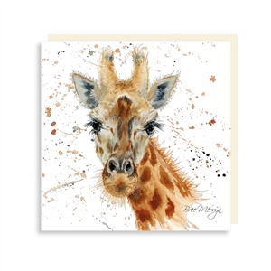 Geraldine Giraffe Mini Card