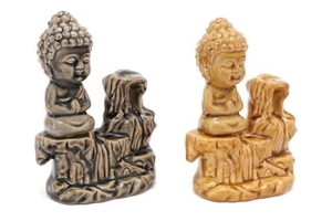 Buddha Backflow Burner 2 Assorted 17cm