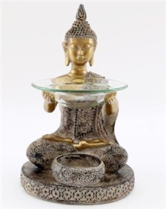 Gold Thai Buddha Oil Burner 20cm
