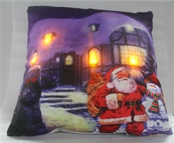 Santa Visit LED Cushion