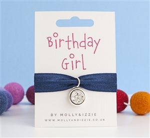 Stretch Coloured Bracelet - Birthday Girl