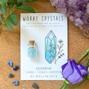 Worry Crystals - Aquamarine