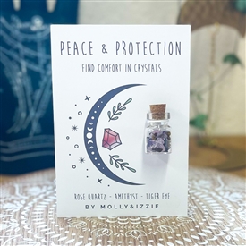 Jar Of Crystals - Peace And Protection