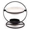 Black Round Metal Frame Oil/Wax Warmer