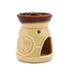 Ceramic Spa Oil/Wax Warmer - Cream