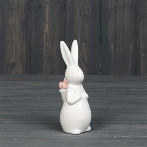 Standing Rabbit Decoration with Heart 14cm