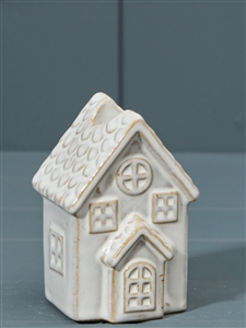 Ceramic House Candle Holder 10.5cm