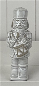 Medium Glazed Ceramic Nutcracker 15cm