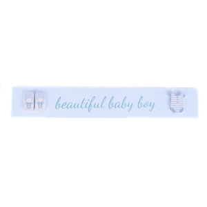 Baby Boy Mantel Plaque 24cm