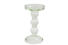 Medium Clear Glass Candle Stick Holder 15.5cm