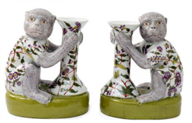 Monkey Tealight Holder 19cm