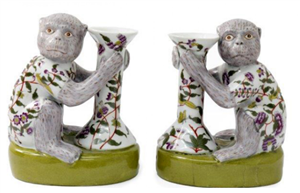 Monkey Tealight Holder 19cm