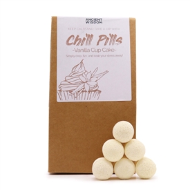 Chill Pills Gift Pack (Bath Bombs) - Vanilla Cup Cake