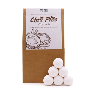 Chill Pills Gift Pack (Bath Bombs) - Coconut