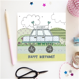 Flossy Teacake Greeting Card - Hubby Birthday