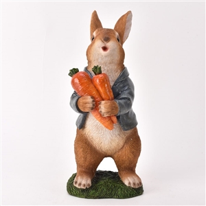 Country Living Suited Boy Rabbit Garden Ornament