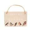 Country Living Plaque - Garden Birds 24cm