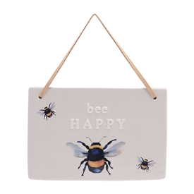 Country Living Plaque - Bee 21cm