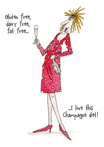 Camilla & Rose Card - Champagne Diet