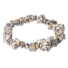 Crystal Stone Chunky Bracelet - Kiwi Stone