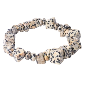 Crystal Stone Chunky Bracelet - Kiwi Stone