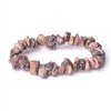 Crystal Stone Chunky Bracelet - Leopard Skin