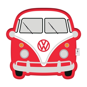 Volkswagen Red Campervan Cushion