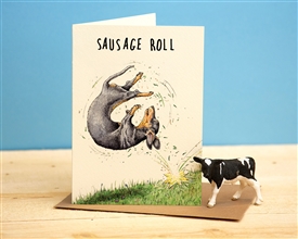 Cartoon Greeting Card - Sausage Roll