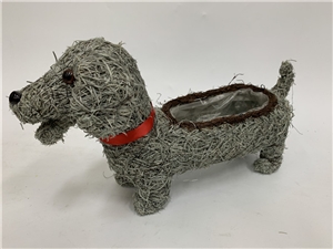 Brushwood standing dog planter sparks gifts