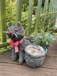 Brushwood Cat Planter 30cm