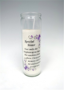 Special Memorial Candle 18cm