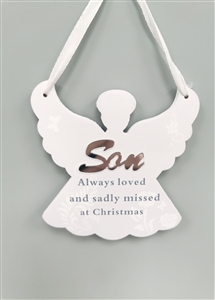 Hanging Angel Memorial Decoration Son 10cm