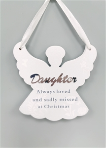 Hanging Angel Memorial Decoration Daughter 10cm