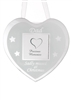 Remembrance Hanging  Heart Frame - Dad  10cm