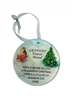 Remembrance Hanging Robin Disc - Grandad