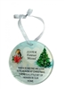 Remembrance Hanging Robin Disc - Sister