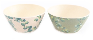 Eucalyptus Bamboo Bowl 14cm 2 Assorted