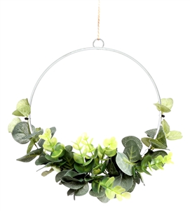 Eucalyptus Hanging Semi Wreath 20cm