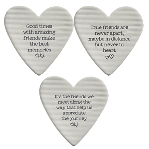 Ceramic Heart Coasters