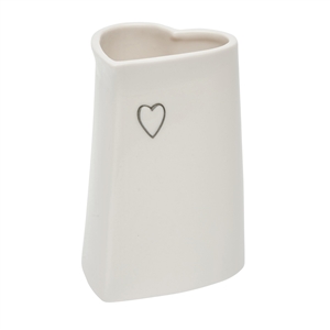 Ceramic Heart Shaped Vase