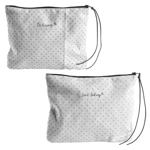 Evie Hearts Cosmetic Bag  2 Assorted 23m