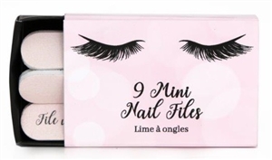 Pack Of 9 Eyelash Mini Nail Fies 7cm
