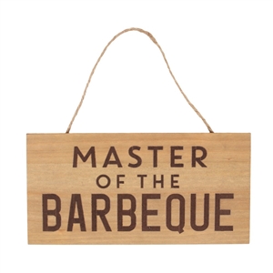 Master Of The BBQ Hanging Sign 20cm