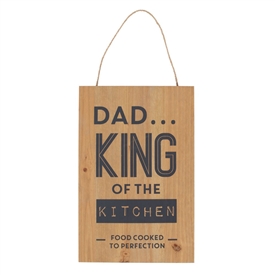 (20% OFF MAY-HEM SALE) King Of The Kitchen Sign 30cm
