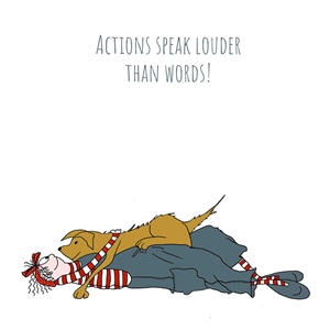 Flo & Co Card - Actions Louder Than Words