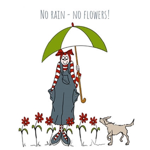 Flo & Co Card - No Rain, No Flowers