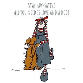 Flo & Co Card - Stay Paw-Sative